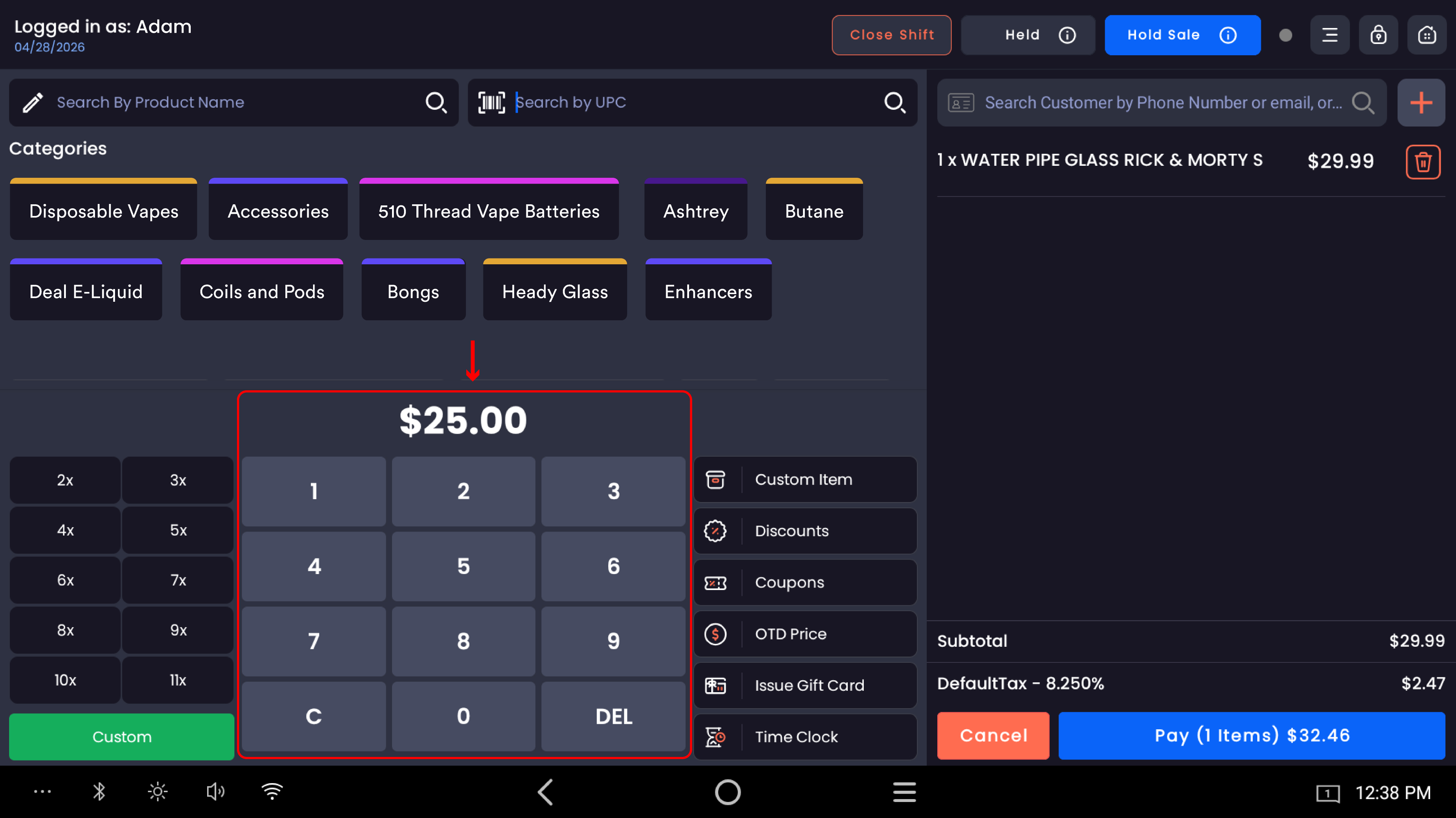 POS - Register - OTD Price (Out the Door Price)_Enter the desired final amount using the on-screen numpad-20260527-083510.jpg
